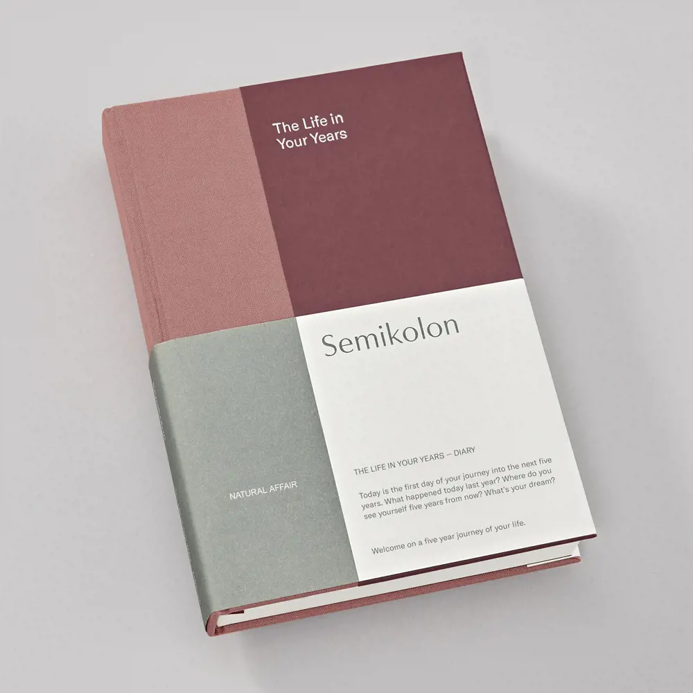 Semikolon The Life in Your Years 5 Year Journal